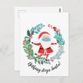 covid19 2020 niets stopt kerstboom briefkaart (Voorkant / Achterkant)