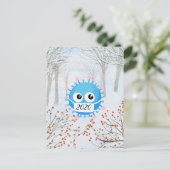 Covid19 2020 Virus Kerstdecoratie Briefkaart (Staand voorkant)