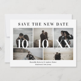 Covid19 Black Trendy New Date 5 Photos Wedding