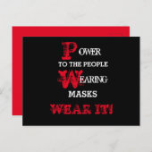 COVID19-BRIEFKAART BRIEFKAART (Voorkant / Achterkant)