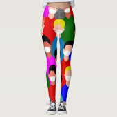 covid19 coronavirus mannen leggings (Voorkant)
