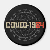 COVID-1984 MAGNEET (Voorkant)