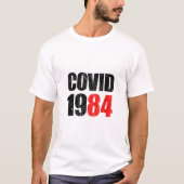 Covid 1984 t-shirt (Voorkant)