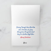 COVID-19-aanmoedigingskerstfeest-Wenskaart Kaart (Binnen)