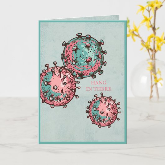 COVID-19-coronavirus | Beterschap | aanmoediging Kaart (Gele Bloem)