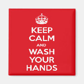 Covid-19, Coronavirus, Keep Calm Magneet (Voorkant)