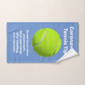 Covid-19 Coronavirus Tennis Tips Handdoek (Handdoek)