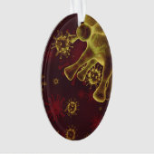 Covid-19 Coronavirus verspreidt zich als medisch Ornament (voorkant)