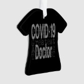 COVID-19 Doctor Extraordinaire Ornament (voorkant)