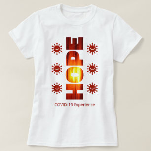 COVID-19-ervaring - Zonnehoop, lachende virussen T-shirt