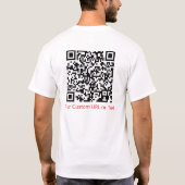 COVID-19 Experience, Pandemic, Death, Red & Black T-shirt (Achterkant)