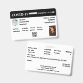 Covid 19 | Fotogegevens van DIY Badge (Voor- en achterkant)