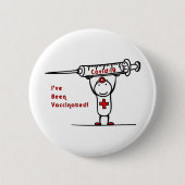 Covid-19 gevaccineerde Button (Voorkant)