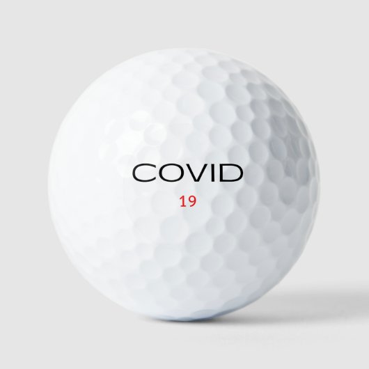 COVID 19 Golfballen (Voorkant)