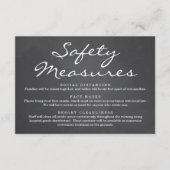 Covid 19 Informatie over het veiligheidsmasker - S Informatiekaartje (Voorkant)