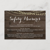 Covid 19 Informatie over het veiligheidsmasker - S Informatiekaartje (Voorkant)