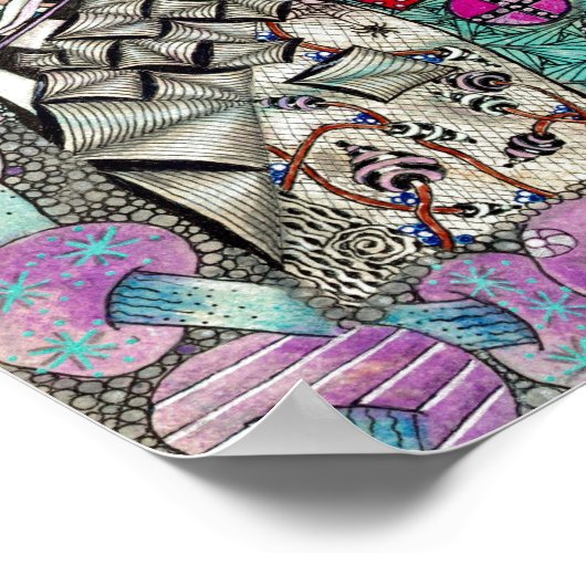 Covid-19 Isolatie-Poster Poster (Hoek)