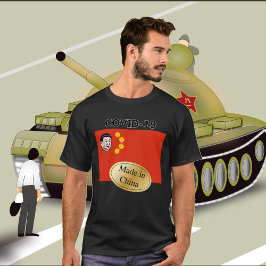 covid-19 made in china t-shirt
