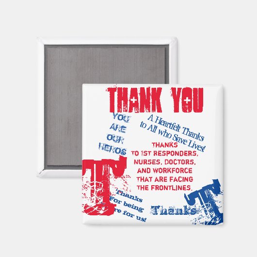 COVID-19 MAGNEET (Voorkant / Achterkant)