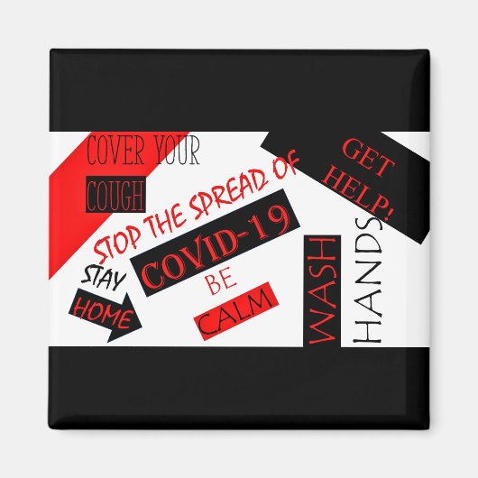 Covid-19 Magneet (Voorkant)