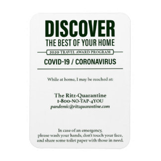 Covid 19 Magnet / Versie 2 Magneet