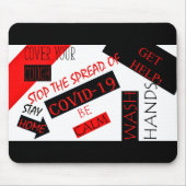 Covid-19 Muismat (Voorkant)