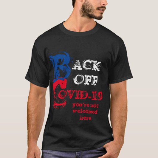 COVID-19 NIET WELKOM T-SHIRT (Voorkant)