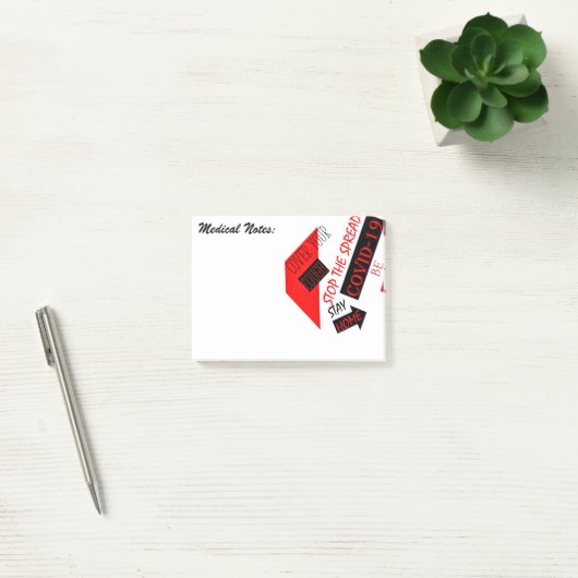 Covid-19 Post-it® Notes (Kantoor)