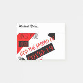 Covid-19 Post-it® Notes (Voorkant)