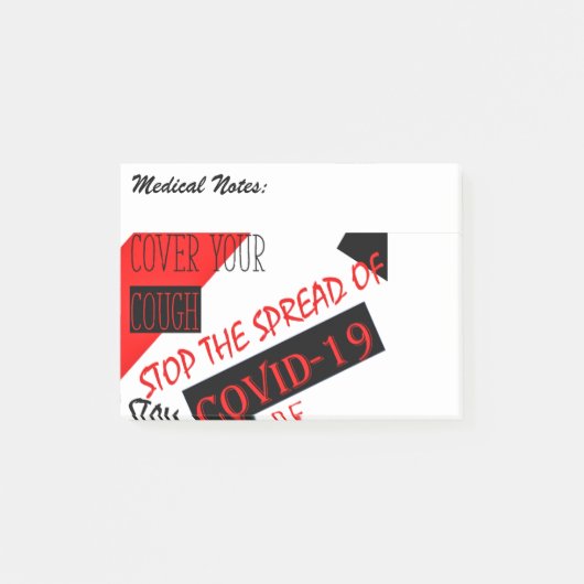 Covid-19 Post-it® Notes (Voorkant)