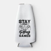 COVID 19 Quarantine Gamer Gift - Stay At Home Flesjeskoeler (Voorkant)
