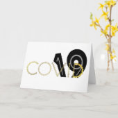 COVID 19 Samen zijn we sterk bedankt Card Kaart (Gele Bloem)