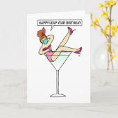 COVID 19 schrikkeljaar verjaardag Kaart (Gele Bloem)