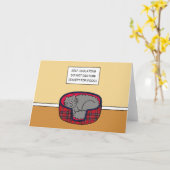 Covid 19 Slapen van Cat Cat-Cartoon met zelfisolat Kaart (Gele Bloem)