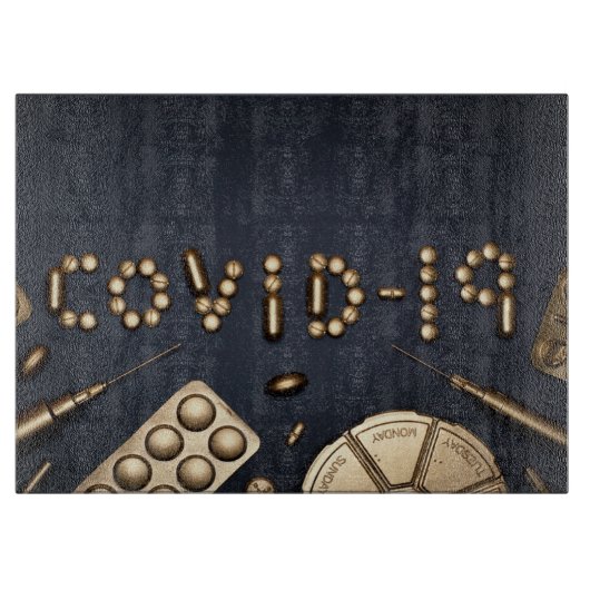 Covid-19 Snijplank (Voorkant)