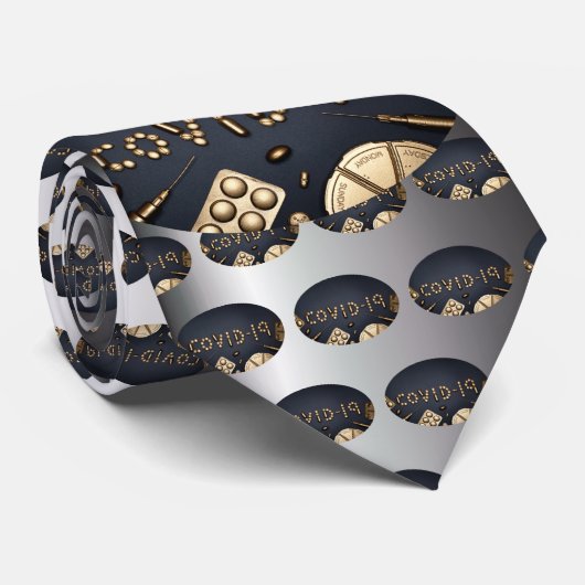 Covid-19 Stropdas (Opgerold)