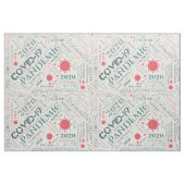 Covid-19 Text Design Color2 ID742 Stof (Yard (91,4 cm))