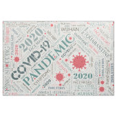 Covid-19 Text Design Color2 ID742 Stof (Fat Quarter)
