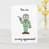 *COVID 19* TIJD OM ** EEN ARTS TE BEDANKEN ** DANK KAART (Gele Bloem)