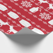 Covid 19 Ugly KerstSweater Wrapping Paper Cadeaupapier (Hoek)