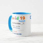 Covid 19 Vaccinatie Mok (Voorkant links)