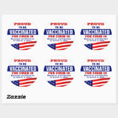 Covid 19 Vaccinatie Ronde Sticker (Vel)