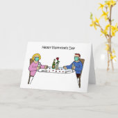 Covid 19 Valentijn paar in Facemaks Kaart (Gele Bloem)