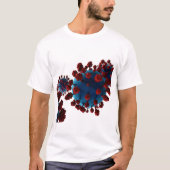 COVID-19-variant T-shirt: blijf op de hoogte, blij T-shirt (Voorkant)