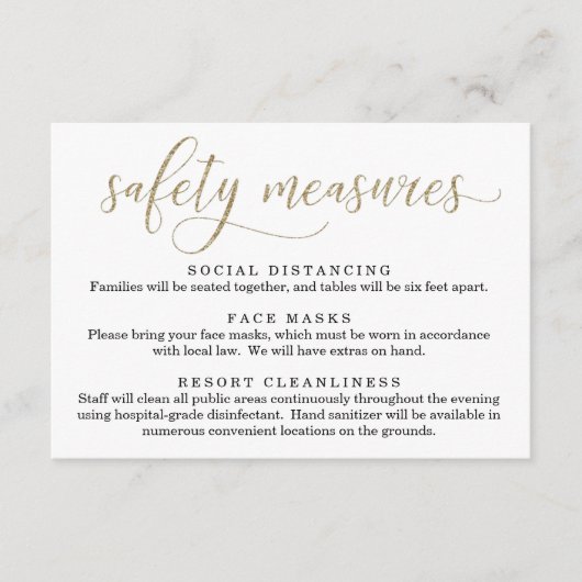 Covid 19 Veiligheidsmasker Informatie over sociale Informatiekaartje (Voorkant)