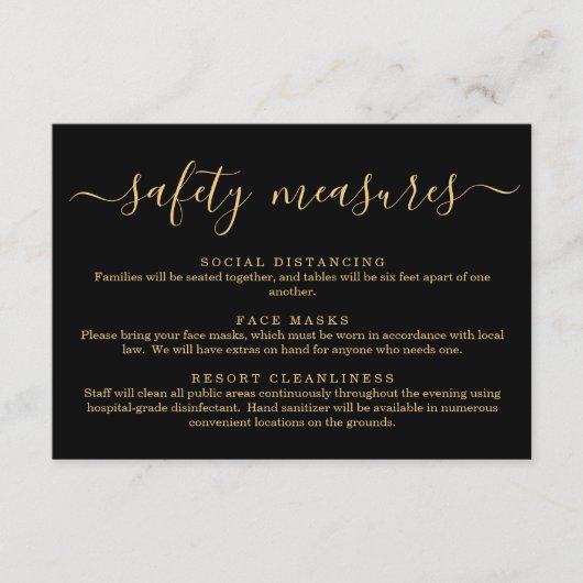 Covid 19 Veiligheidsmasker Sociale Afstand Informa Informatiekaartje (Voorkant)