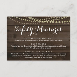 Covid 19 Veiligheidsmasker Sociale Afstand Informa Informatiekaartje