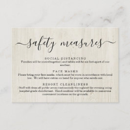 Covid 19 Veiligheidsmasker Sociale Afstand Informa Informatiekaartje