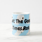 Covid-19 Virus Toilet Paper Blue Koffiemok (Center)