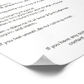 Covid-19 Voeg uw professionele Logo-mededeling toe Poster (Hoek)